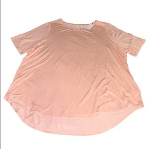 Lane Bryant Soft Blush Short Sleeve Tee size 18/20